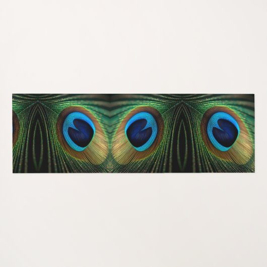 孔雀の宝石 ヨガマット (裏面(横))