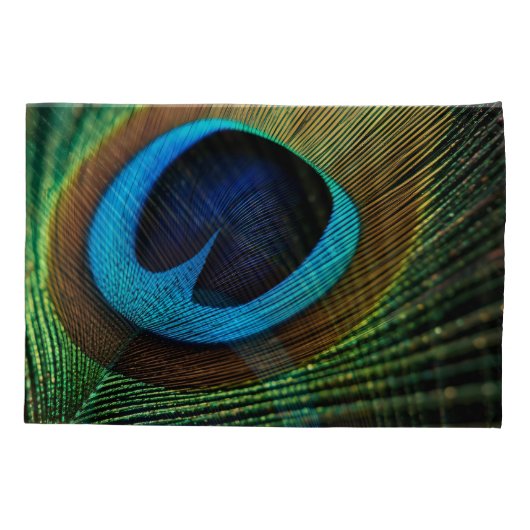 孔雀の宝石 枕カバー (裏面-左)