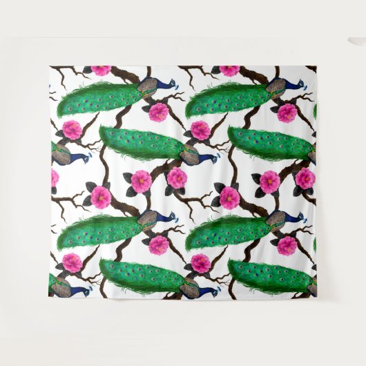 孔雀の庭 タペストリー (正面(横))