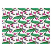 孔雀の庭 テーブルクロス (正面(横))