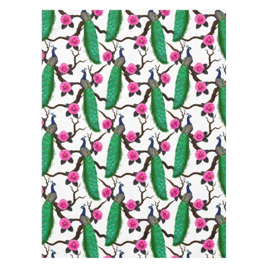 孔雀の庭 テーブルクロス (正面)