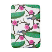 孔雀の庭 バスマット (正面縦)