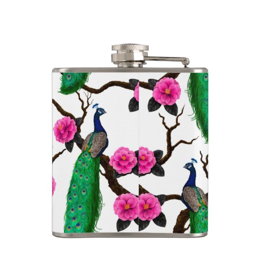 孔雀の庭 フラスク (裏面)