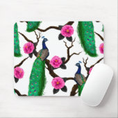 孔雀の庭 マウスパッド (マウス)