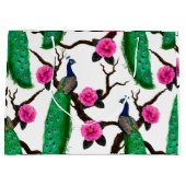 孔雀の庭 ラージペーパーバッグ (正面)