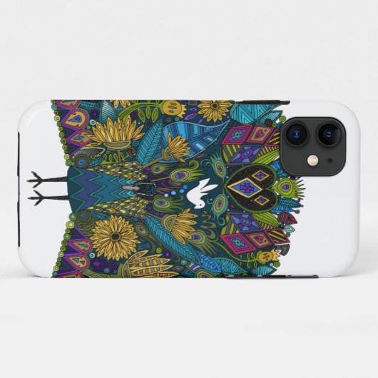 孔雀の庭 Case-Mate iPhoneケース (裏面(横))