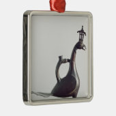 孔雀の形のAquamanile メタルオーナメント (右)