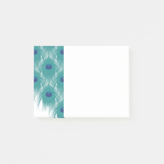 孔雀の後それノート ポストイット (正面)