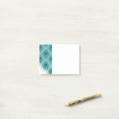 孔雀の後それノート ポストイット (デスク上)