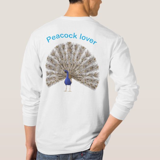 孔雀の恋人 Tシャツ (裏面)