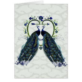 孔雀の愛ハート パーソナライズされた