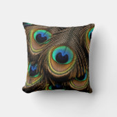 孔雀の愛 クッション (正面)