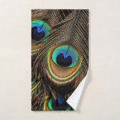 孔雀の愛 バスタオルセット (ハンドタオル)