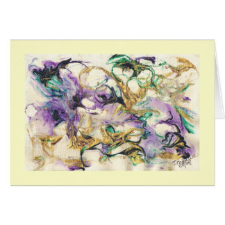 孔雀の抽象的概念(カード)