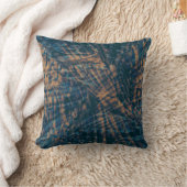 孔雀の抽象芸術枕の飛行 クッション (ブランケット)