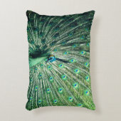 孔雀の支柱 アクセントクッション (正面(垂直))