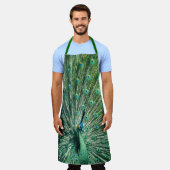 孔雀の支柱 エプロン (着用した状態)