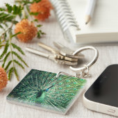 孔雀の支柱 キーホルダー (正面右)