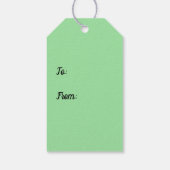 孔雀の支柱 ギフトタグ (裏面)