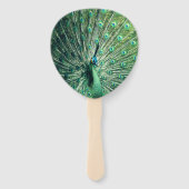 孔雀の支柱 ハンドファン (裏面)