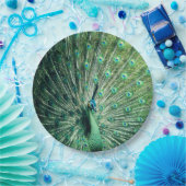 孔雀の支柱 ペーパープレート (パーティー)