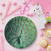 孔雀の支柱 ペーパープレート (パーティー)