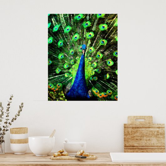 孔雀の支柱 ポスター (キッチン)