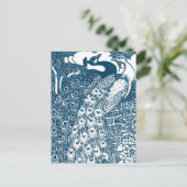 孔雀の日付を保存 案内ポストカード (スタンド正面)