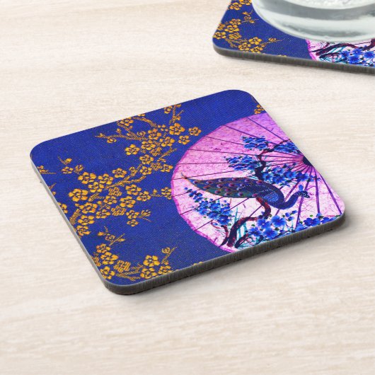 孔雀の日傘 コースター (左側)