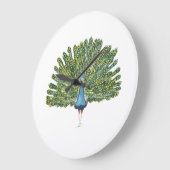 孔雀の時計 ラージ壁時計 (傾斜)