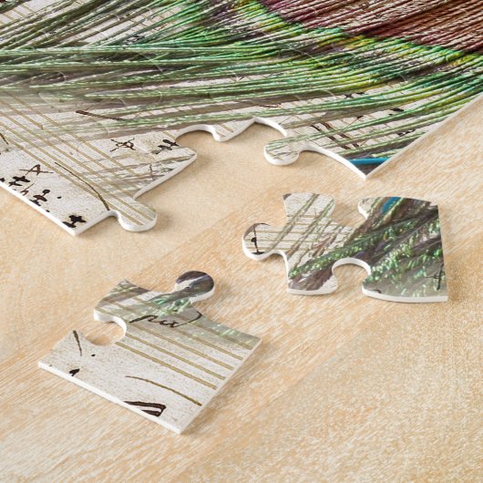 孔雀の歌 ジグソーパズル (側面)