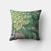 孔雀の歓喜 クッション (裏面)