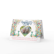 孔雀の母の愛の母の日のような羽