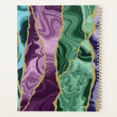 孔雀の水彩ゲートV1カスタマイズ可能 プランナー手帳 (裏面)