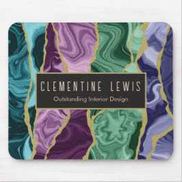 孔雀の水彩ゲートV1カスタマイズ可能 マウスパッド