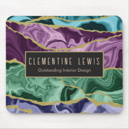 孔雀の水彩ゲートV2カスタマイズ可能 マウスパッド