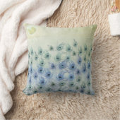 孔雀の海のファンタジーのDecoの枕 クッション (ブランケット)