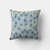 孔雀の海のファンタジーのDecoの枕 クッション (裏面)