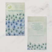 孔雀の海のファンタジー 名刺 (正面/裏面)