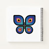 孔雀の炎の蝶 ノートブック (裏面)