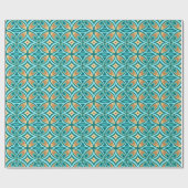 孔雀の無光沢の包装紙、30" x 6' ラッピングペーパー (フラット)