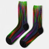 孔雀の熱狂する色 ソックス (左)