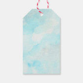 孔雀の牡丹結婚インディアンの感謝していユーギフトラベル ギフトタグ (裏面)