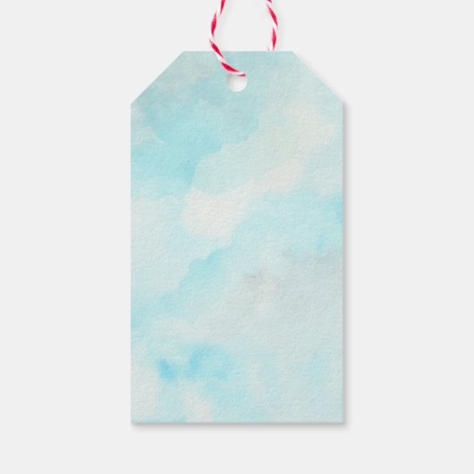 孔雀の牡丹結婚インディアンの感謝していユーギフトラベル ギフトタグ (裏面)