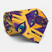 孔雀の目が鮮明はっきりした ネクタイ (ロール)