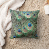 孔雀の目の広いSpreed クッション (ブランケット)