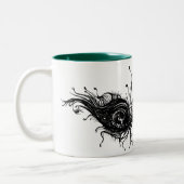 孔雀の目 ツートーンマグカップ (左)