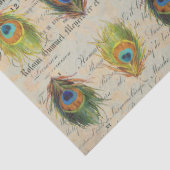 孔雀の短命なもののComplimentry Decoupageの紙 薄葉紙 (詳細)
