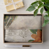 孔雀の短命なもののDecoupageの紙 薄葉紙 (ギフト)