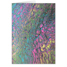 孔雀の空白のなカード